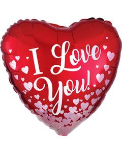 18H I LOVE YOU ROSE GOLD HEARTS (PKG)