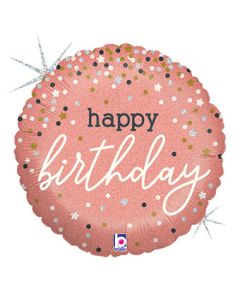 18C HB CONFETTI ROSE GOLD (HOLO)(PKG)