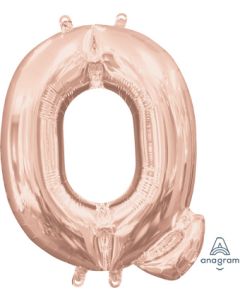 MIN SHP LETTER Q ROSE GOLD ANAGRAM CONSUMER INFLATED(PKG)(D)