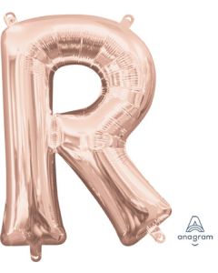 MIN SHP LETTER R ROSE GOLD CONSUMER INFLATED(PKG)(D) sale