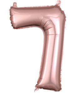 MIN SHP NUMBER 7 ROSE GOLD ANAGRAM CONSUMER INFLATED(PKG)(D)