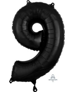 LRG SHP NUMBER MID-SIZE 9 BLACK ANAGRAM 26" (PKG)(D)