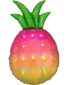 LRG SHP IRIDESCENT PINEAPPLE 31" (HOLO)(PKG)