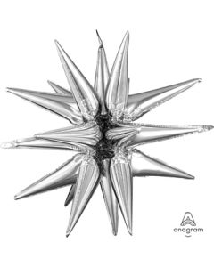 MAGIC STAR CLUSTER LARGE SILVER 35" (MULTI)(PKG)(D)