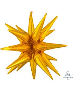 MAGIC STAR CLUSTER LARGE GOLD 35" (MULTI)(PKG)(D)