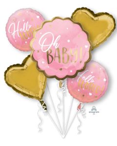 BOUQUET PINK BABY GIRL (PKG)