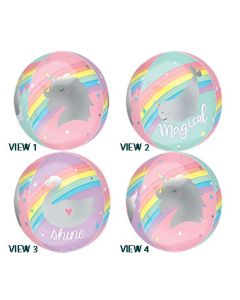 ORBZ MAGICAL RAINBOW UNICORN NARWHAL SWAN 16" (PKG)