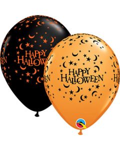 11C HAPPY HALLOWEEN MOONS & STARS ARD ASST (BAG50)(D) sale