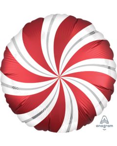 18C CANDY SWIRL SANGRIA RED SATIN