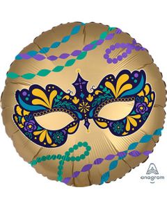 18C MARDI GRAS MASK NIGHT IN DISGUISE SATIN (D) sale