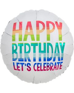 18C HB RAINBOW LET'S CELEBRATE (PKG)