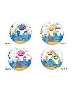 ORBZ BABY SHARK CLEAR FILM 16" (PKG)
