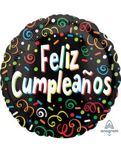 18C FELIZ CUMPLEANOS CONFETTI EXPLOSION (PKG)