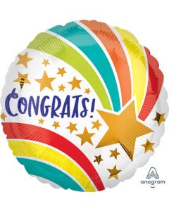 18C CONGRATS SHOOTING STAR (PKG)