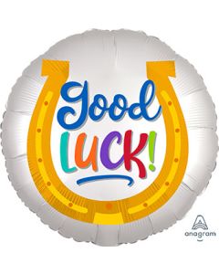 18C GOOD LUCK HORSESHOE SATIN (HOLO)(D) sale