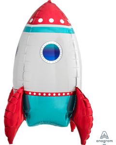 LRG SHP ROCKET SHIP SITTING 21" (ULTRASHAPE)(PKG) AIR FILL