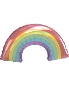 LRG SHP IRIDESCENT PASTEL RAINBOW (HOLO) 30" (PKG)