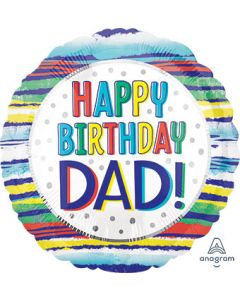18C HB DAD PAINTED STRIPES (PKG)