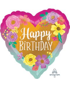 18H HB PAINTED FLOWERS (PKG)