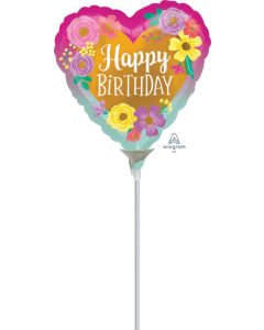 9H HB PAINTED FLOWERS  AIR FILL ONLY