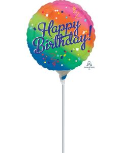 9C HB FANCY SCRIPT RAINBOW AIR FILL ONLY (D)
