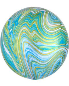 ORBZ MARBLEZ BLUE GREEN 16" (PKG)