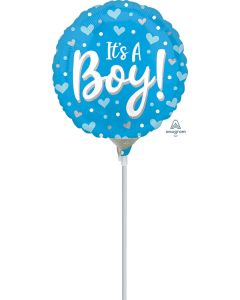 9C IT'S A BOY HEARTS & DOTS AIR FILL ONLY
