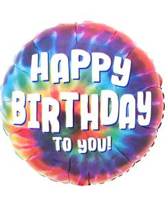 18C HB TO YOU TIE DYE BIRTHDAY (PKG)(D)