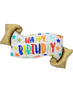 LRG SHP HB BANNER IRIDESCENT 36" (HOLO)(PKG)
