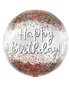ORBZ HB SEQUINS CLEAR-FILM 16" (PKG)