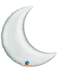 MIN SHP CRESCENT MOON SILVER 9" AIR FILL ONLY (D) sale
