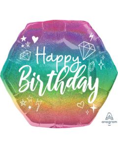 LRG SHP HB SPARKLE (HOLO) 23" (PKG)