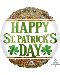 18C HAPPY ST. PATRICK'S DAY GLITTER (PKG)(D) sale
