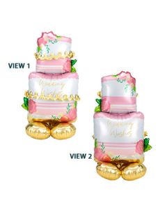 AIRLOONZ WEDDING CAKE 52" (PKG)(D) sale