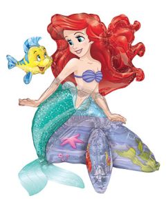 ARIEL LITTLE MERMAID 20"(MLT-BLN)(PKG) AIR FILL