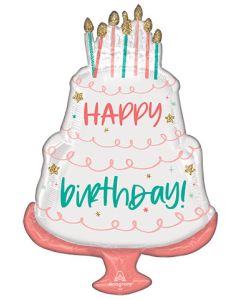 LRG SHP HB CAKE DAY 35" (PKG)