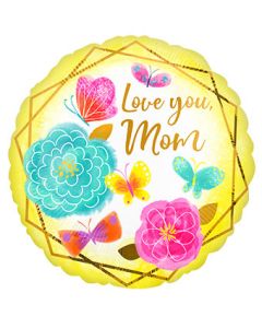18C LOVE YOU MOM GOLD TRIM (D) sale