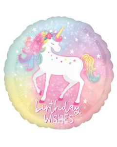 18C HB BIRTHDAY WISHES ENCHANTED UNICORN (PKG)