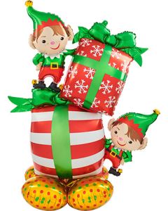 AIRLOONZ CHRISTMAS ELVES 53" (PKG)(D)