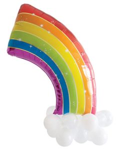 LRG SHP RAINBOW LATEX-ACCENTED 45"(PKG)(D) sale