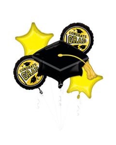 BOUQUET CONGRATS GRAD TRUE TO SCHOOL YELLOW (PKG)(D) sale