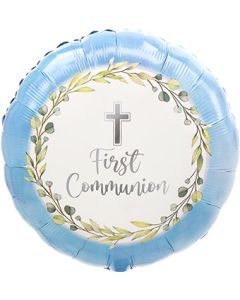 18C MY FIRST COMMUNION BLUE (PKG)(D)