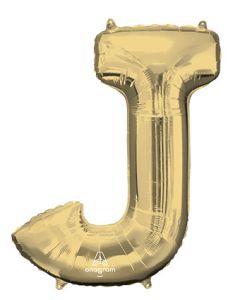 LRG SHP LETTER J WHITE GOLD ANAGRAM (PKG)(D)