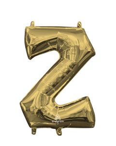 MIN SHP LETTER Z WHITE GOLD ANAGRAM CONSMR INFLATE (PKG)(D)