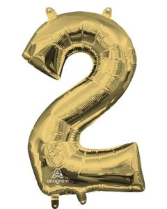 MIN SHP NUMBER 2 WHITE GOLD ANAGRAM CONSMR INFLATE (PKG)(D)