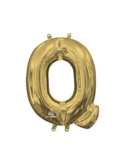 MIN SHP LETTER Q WHITE GOLD ANAGRAM CONSMR INFLATE (PKG)(D)
