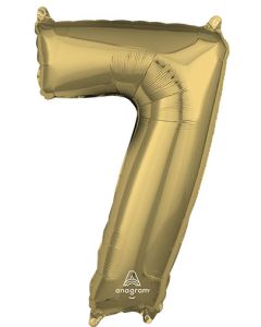 LRG SHP NUMBER MID-SIZE 7 WHITE GOLD ANAGRAM 26"(PKG)(D)sale