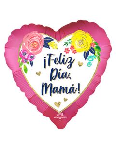 28H FELIZ DIA MAMA WATERCOLOR SATIN (D)