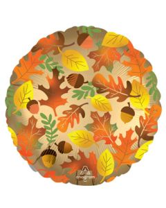 18C FALL LEAVES SATIN (D)