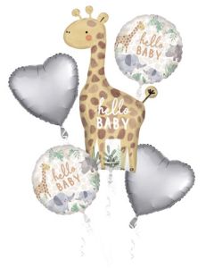 BOUQUET JUNGLE HELLO BABY (PKG)